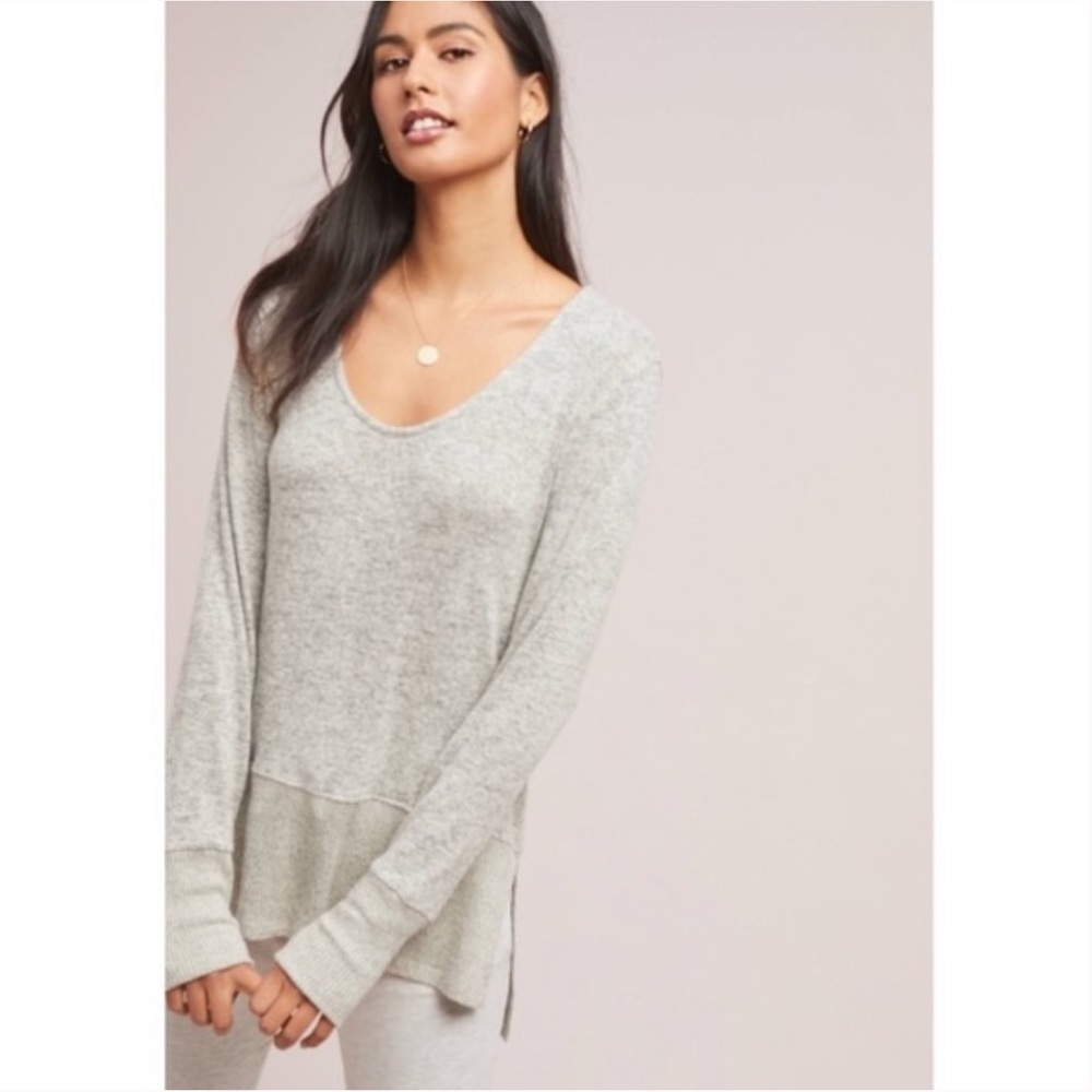 Anthropologie COA Brushed Fleece Sweater - Picture 2 of 8